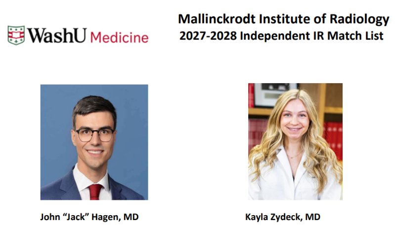 maninbsir's tweet photo. 🎉🎊💐Congrats Kayla and Jack on the Independent IR match for 27-28 Academic year @WashUIR @WashUMedMIR @SIRspecialists @SIRRFS @JVIRmedia #APDIR #VIR #ESIR #radiology #matchday Welcome you to the MIR family. @stephkimMD  @Sushinsk https://t.co/xoTIJfwYsC