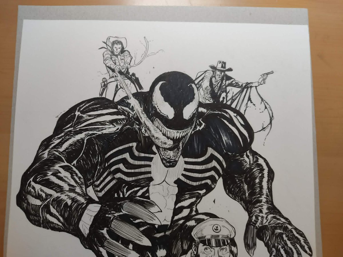 marcofodera's tweet photo. #conics SOLD! #venom #texwiller #artonpaper #originalpage https://t.co/Xy7qIN06y4