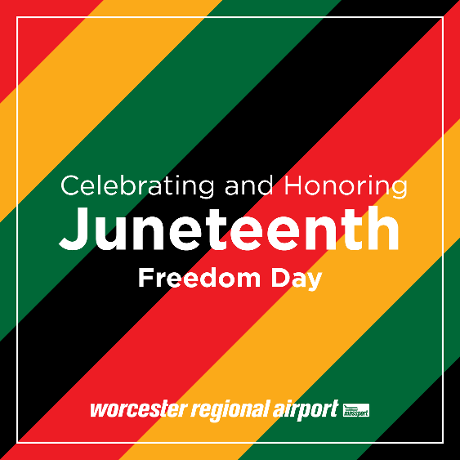 FlyWorcester's tweet photo. Happy Juneteenth!
Today we reflect on Worcester’s place in the abolitionist movement and its connection to the Underground Railroad, paving the way toward freedom and justice. https://t.co/OWd8NrlpZZ