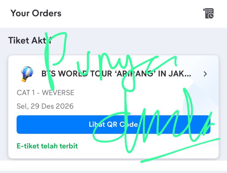 DPN1091's tweet photo. WTS BTS ARIRANG JAKARTA
List update ticket
Cat 1 Day 3 weverse (3tix) ✅✅✅ 
Cat 3 Day 2 weverse (1tix) ❌
COD Tangsel Area
Diurus sampe fisik
All proof will be given when COD
Bisa dicicil
DM!￼

#WTS #BTS_ARIRANG_IN_JAKARTA  #BTS #BTS_ARİRANG https://t.co/Kk8sIyaXkX