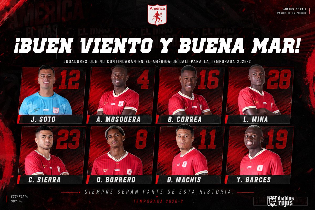 D14BL05_R0J05's tweet photo. ¡CUPOS LIBRES!
Ya hay un nuevo extremo, Luis Quiñones, vuelve el DF Brayan Córdoba del Cúcuta, y como siempre una novela en esta temporada de fichajes, el LD Yhorman Hurtado.
Faltan un PO, Un MC, otro extremo y un DC. https://t.co/QFEZehLh5r