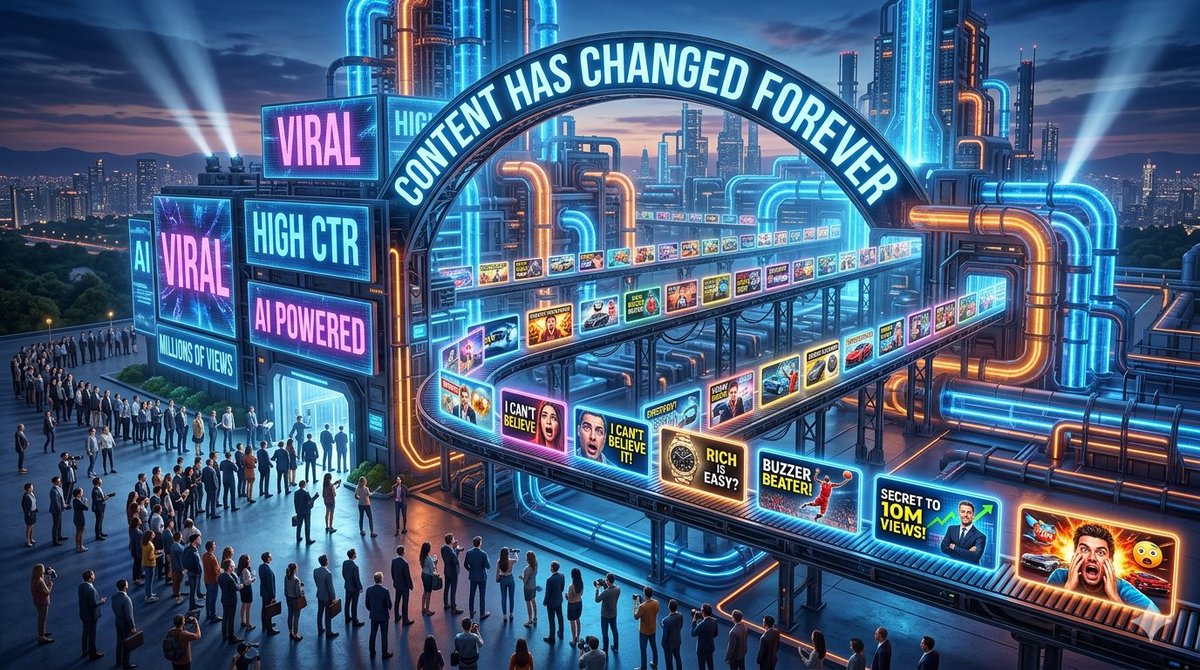 only_zac's tweet photo. 🚨 Content creation has changed forever.

These YouTube thumbnail concepts weren't handcrafted for hours—they were generated with Gemini using the right prompts.

If you're still treating AI like a toy, you're missing one of the biggest creative advantages available today. https://t.co/buFlzhGfZ1