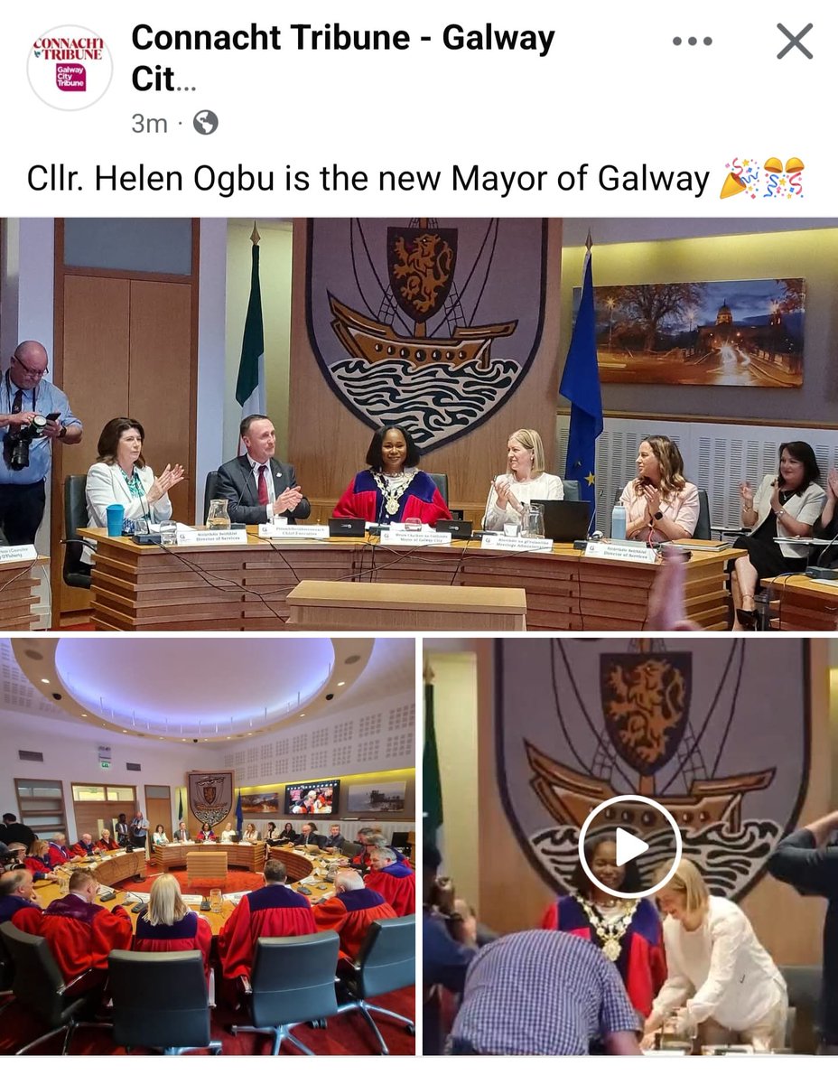 FeargAgusFuath's tweet photo. A fucking African, who can barely speak English, is the mayor of my city. Liam Mellows is spinning in his fucking grave. https://t.co/zc1F5FJafy