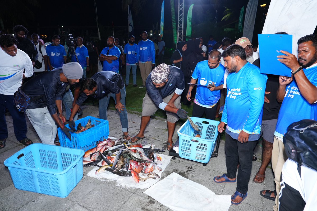MFAORmv's tweet photo. އެއްވަނައަށް ދާނީ ކޮން ޓީމެއް؟ ދުނިޔޭގެ ކަނޑުތަކުގެ ދުވަހުގެ މުނާސަބަތުގައި މުޅި ރާއްޖެއަށް ހުޅުވާލައިގެން ކުރިއަށްގެންދެވުނު މަސްރޭހުގެ ބައިވެރިން ބޭނި މަސްތައް ކިރުމުގެ މަސައްކަތް ބާރުސްޕީޑުގައި ދަނީ ކުރިއަށް.

@hdcmaldives 
@bankofmaldives 
@mifcomv 
@horizon_pvt 
@OceanWarriorsMV
@Portmv
@Dhiraagu

#Masrace  #WorldOceanDay2026