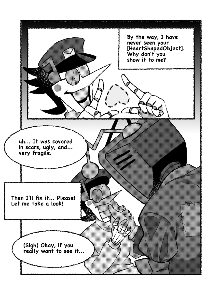 absmutbin's tweet photo. ut spamtenna r18 comic [Soulmates]
CW: soul sex/ belly bulge
(4/10) https://t.co/q7Ip6X3uYk