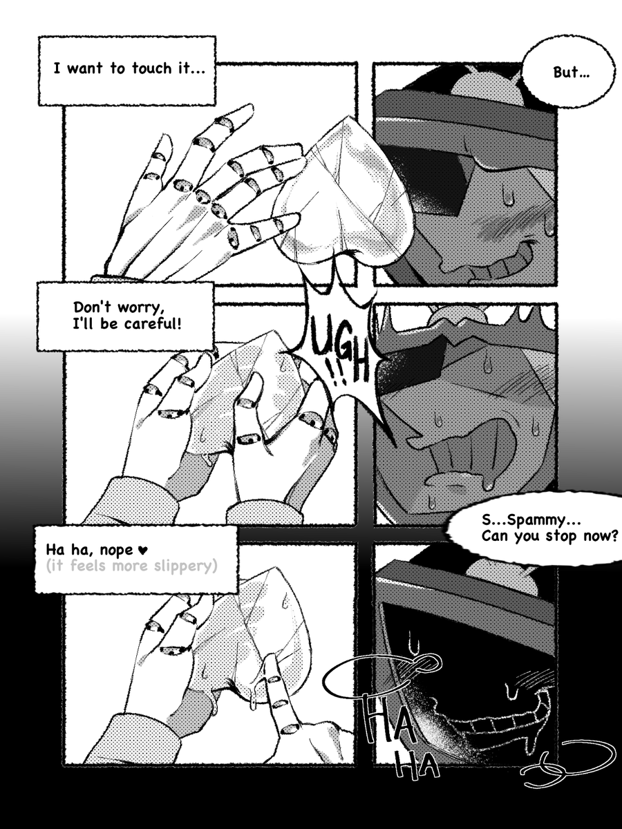absmutbin's tweet photo. ut spamtenna r18 comic [Soulmates]
CW: soul sex/ belly bulge
(4/10) https://t.co/q7Ip6X3uYk