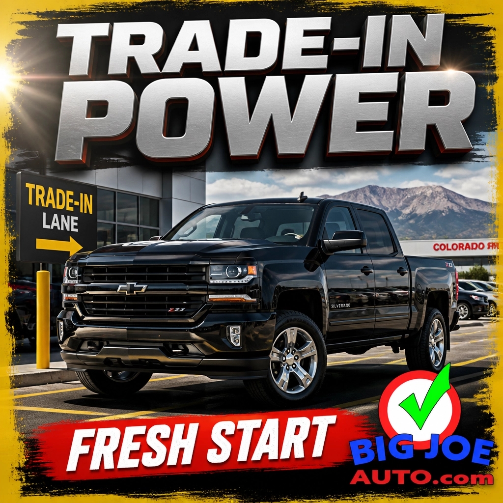 BigJoeAuto's tweet photo. Turn your keys into a better future! 🔑 Trading in is a game-changer for financing, helping you unlock better terms and lower payments: regardless of credit history. Get the fresh start you deserve today! 🚀

https://t.co/yfwtqO8ltP

#McCloskeyMotors #FreshStart #ColoradoSprings https://t.co/uN3dqhMR2L