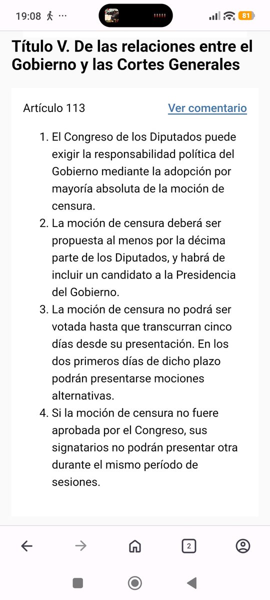 CogitoErgoFuit's tweet photo. @jesusvazquezb Lease el artículo de la CE.
176 diputados
Y es constructiva, no instrumental
Si pueden pactar algo más que no sean toros, romerías y machacar a los inmigrantes que vienen a buscarse la vida honradamente!
#NaziVox https://t.co/yvpn3avckS