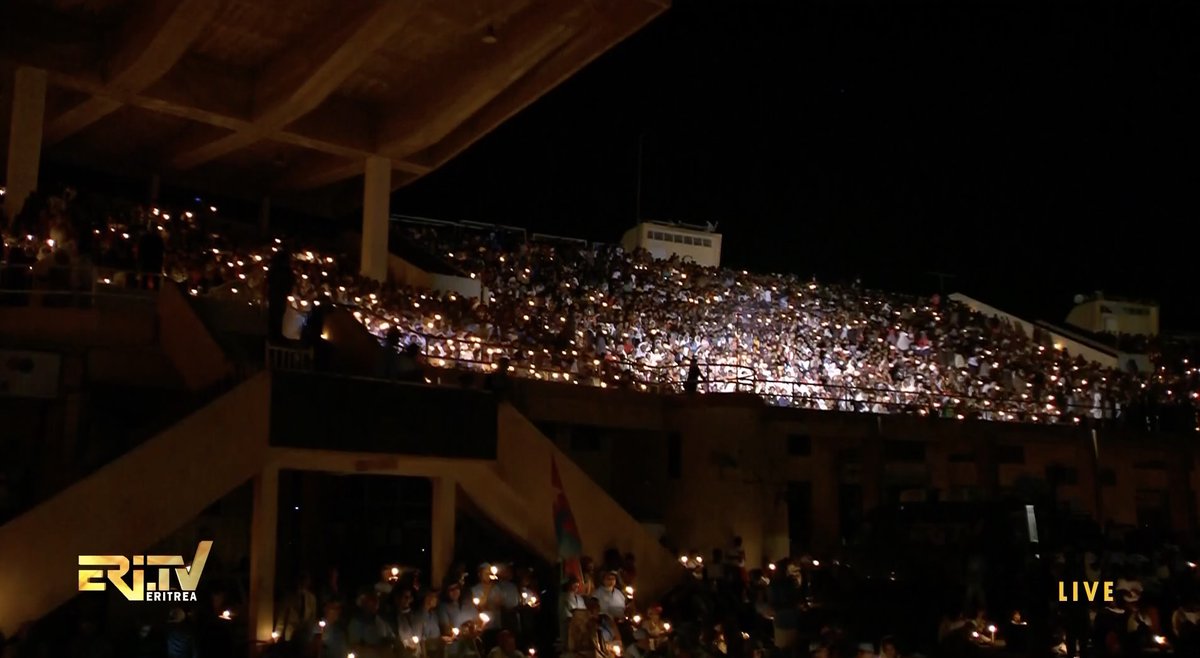 Ternafi's tweet photo. Live on EriTV - Candlelight vigil for our Martyrs.

🕯️Eternal Glory 🕯️to Our Martyrs. 🕯️
🕯️🕯️🕯️  #Eritrea 🕯️🕯️🕯️ https://t.co/xtEUZI8Lth