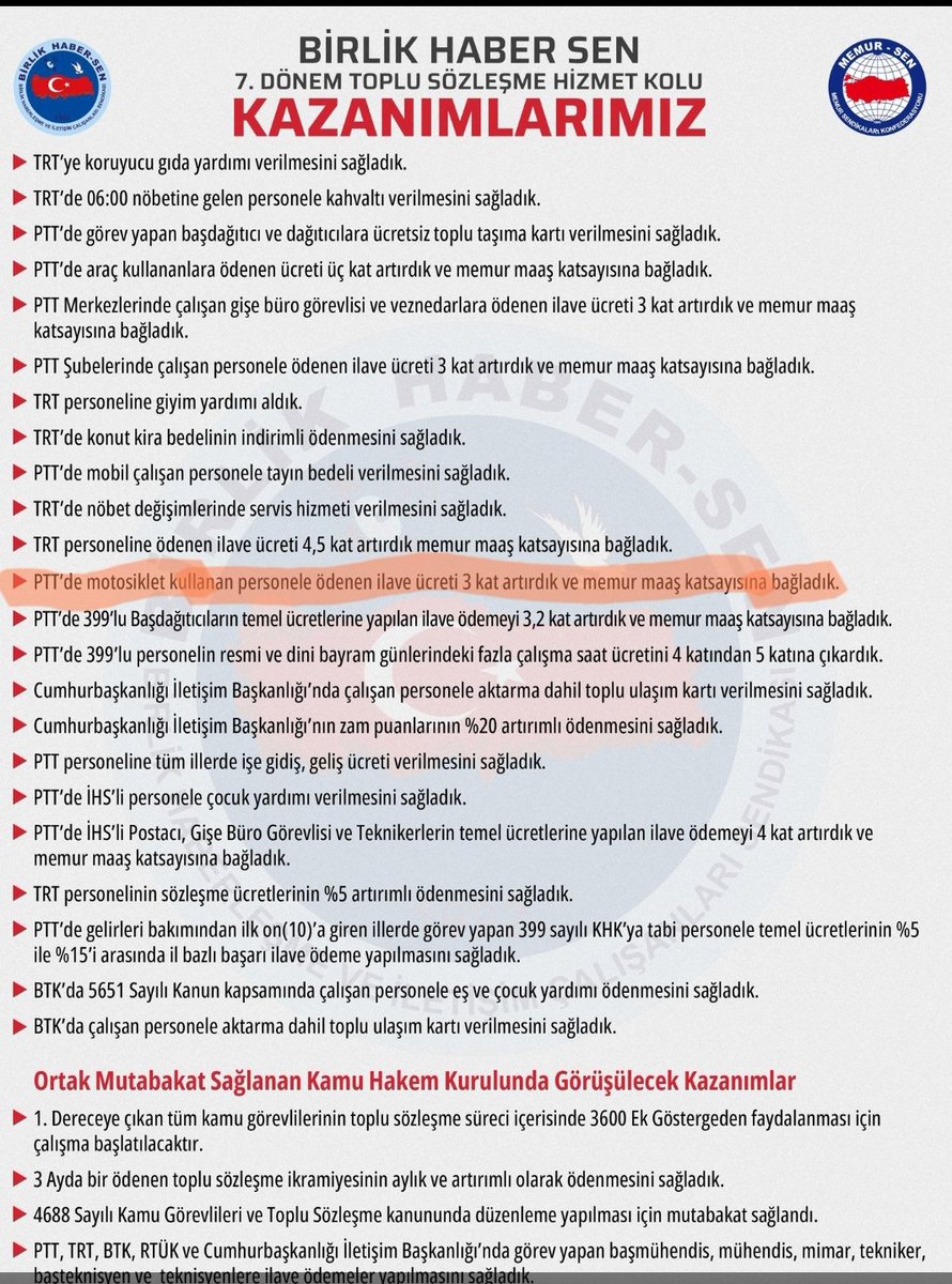 TaTaR_RaMaZaN99's tweet photo. Polisler neden toplu sözleşmede söz sahibi değil 
Her yıl 400-500 hak veriliyor Polisin adı dahi geçmez #PolisiDuyunSnRTE https://t.co/sWjthJ2wKh