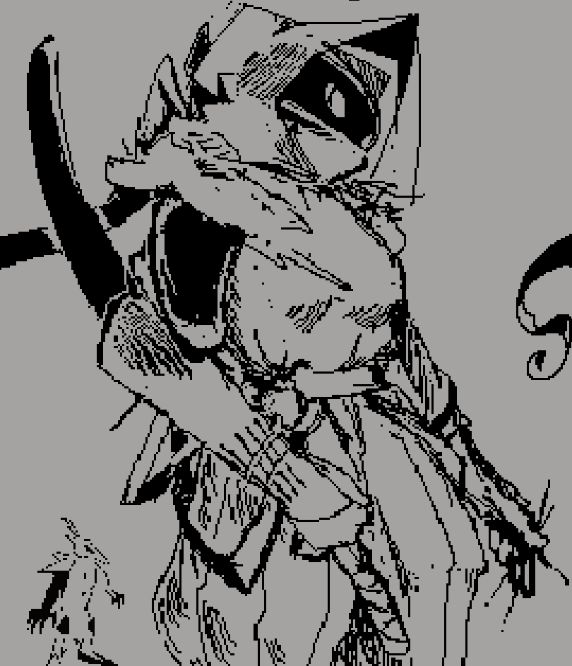 TektaniLLC's tweet photo. "Travel any higher and I'll have to kick you all the way down to the bottom." #art #gamedev #oc https://t.co/ci2YEhVcwF