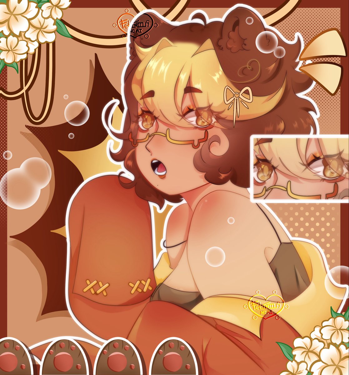 Catalix_Bee's tweet photo. “Yawn, thats a nice nap. Oh hello there”

Practicing my icon art before putting it as a service in my Vgen ₍ᵔ.˛.ᵔ₎ i think it look good for a starter, paws~

#VGen #clipstudiopaint #Vtuber https://t.co/z9hZfINGRm