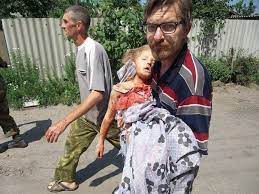 DietHeartNews's tweet photo. Putin's intervention in Ukraine was never about "Restoring Empire" but to stop NATO-armed #Ukraine from killing Donbass civilians. Between Obama's 2014 coup and 24 Feb 2022, thousands of Russian civilians were killed. This man lost his little girl; this woman lost her husband. https://t.co/DM2zAm7hfU
