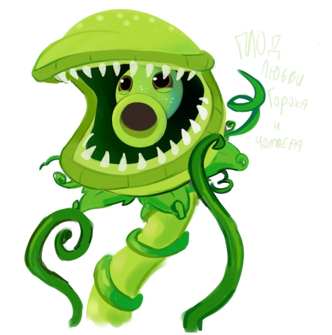 ScaredyDrew's tweet photo. Hmmm I ain't exactly chomper... But I ain't exactly peashooter?.. 
#Pvz https://t.co/rWgm5ZMrK7