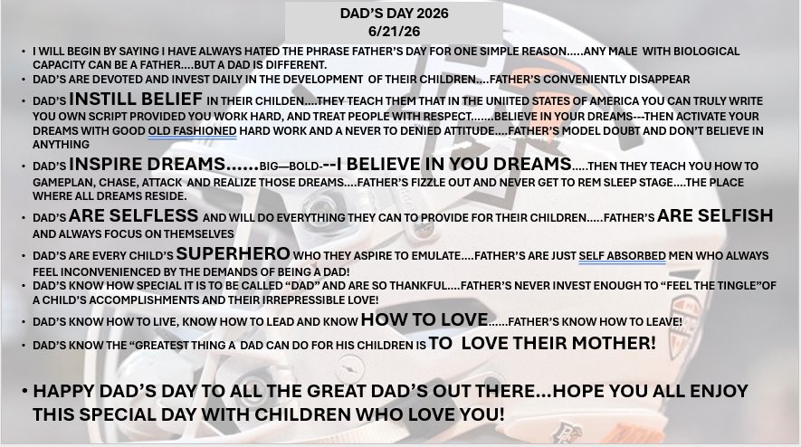 CoachBWhite7's tweet photo. #WakeUpFlying #HappyDadsDay2026 Great day to be a Falcon! https://t.co/aykkCS0HAs