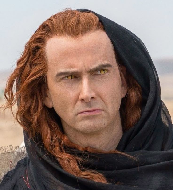th3nightingales's tweet photo. If they wanted human crowley to have more natural ginger hair they should've given him Crowley's hair colour from season 1 https://t.co/driAqxSEHp