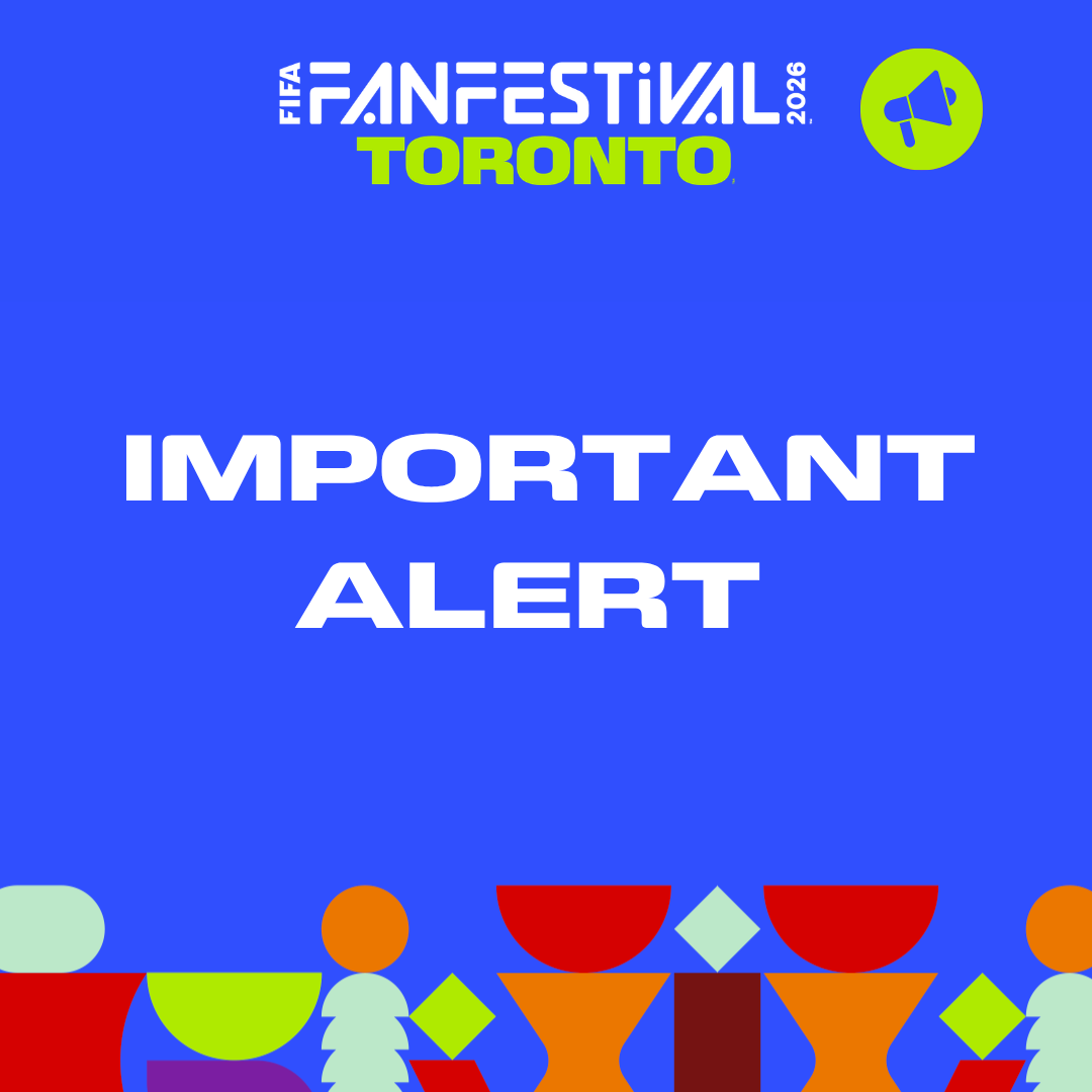 FWC26Toronto's tweet photo. Due to severe weather, the start of today’s FIFA Fan Festival will be delayed. 

Stay tuned for further updates. https://t.co/9F3RjFnzdr