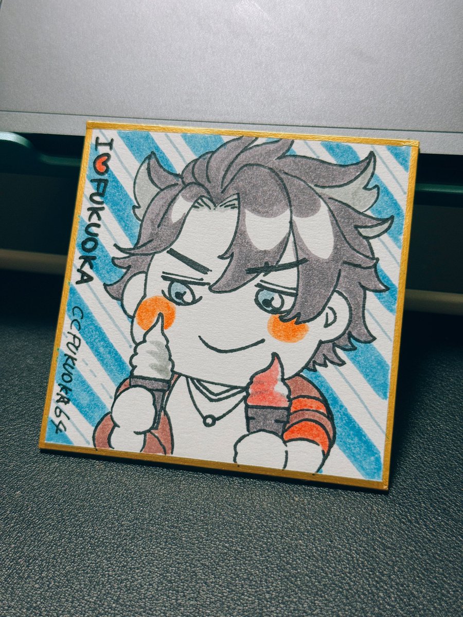 nikujirupower's tweet photo. ✅ CC福岡64・補足④

気まぐれ色紙(500円)持っていきます！
フリンズ、リオセスリ、プルチネッラ！！
どういう組み合わせ？？？ https://t.co/5Y495bYF1c