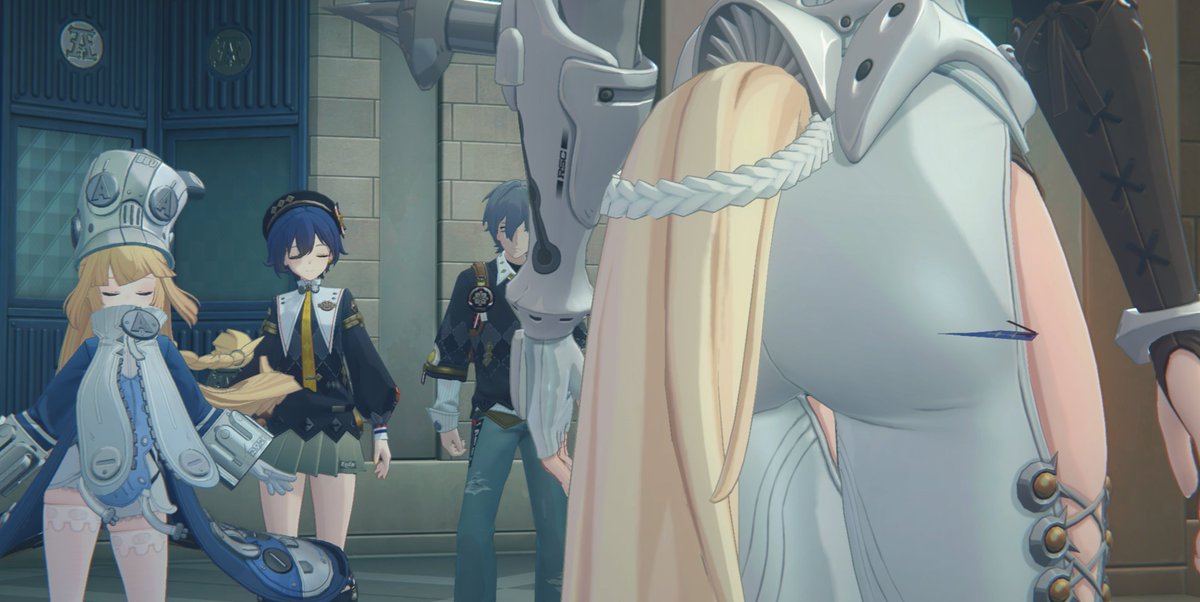 HyunYuuX's tweet photo. Sigrid is so PEAK. 

Her FIRST In-game appearance is literally ASS first. https://t.co/0Y5inzJoIS