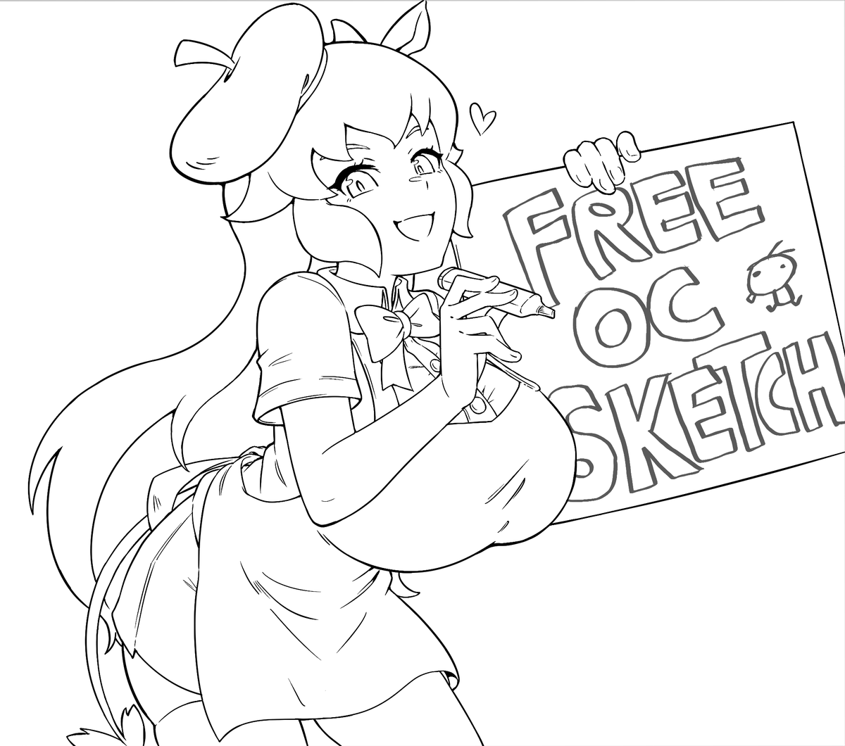 LR04ch's tweet photo. Hi, I have quite a bit of free time right now, so I'd like to draw some cute girls. If you give me a picture of your oc in this tweet, I'll draw a simple bust of her. I'll leave this post up for a few days for anyone who's interested. https://t.co/kqlaFMs1VS