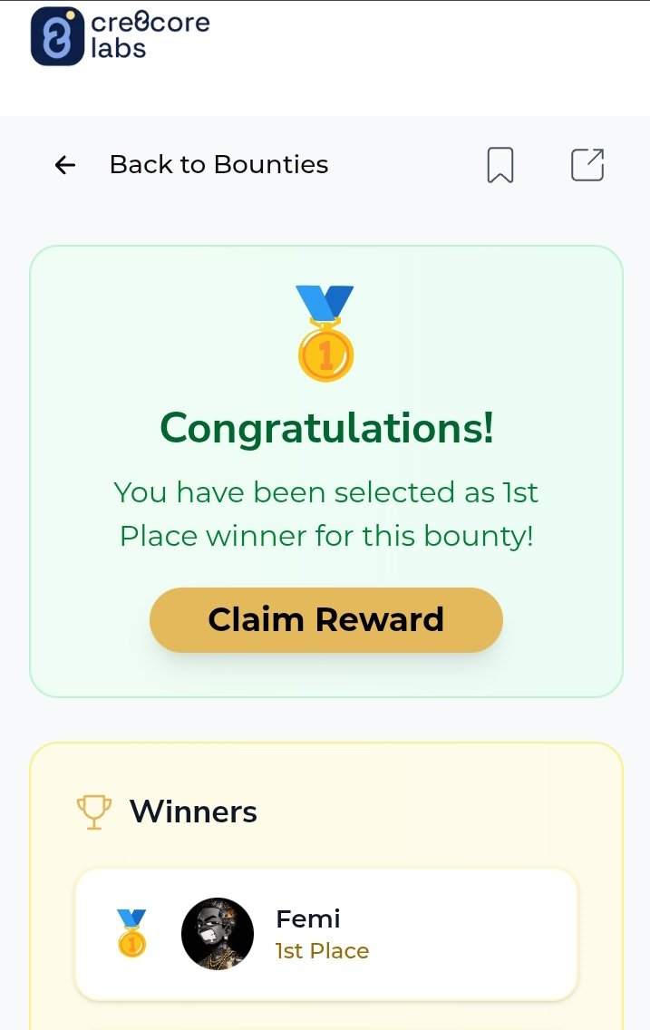 FemiOnchain's tweet photo. Congratulations to me 🎉
Let's do more. 💯 https://t.co/bKcnaNHczk