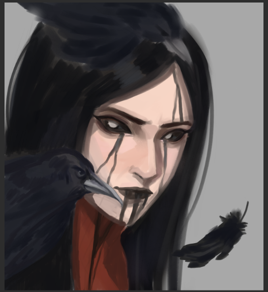 HintOfIndigo's tweet photo. I do everything with my favorite brush 🖤 #fanart #deadbydaylight #artistsontwitter #clipstudiopaint #artmoots https://t.co/BQMQknDf8b