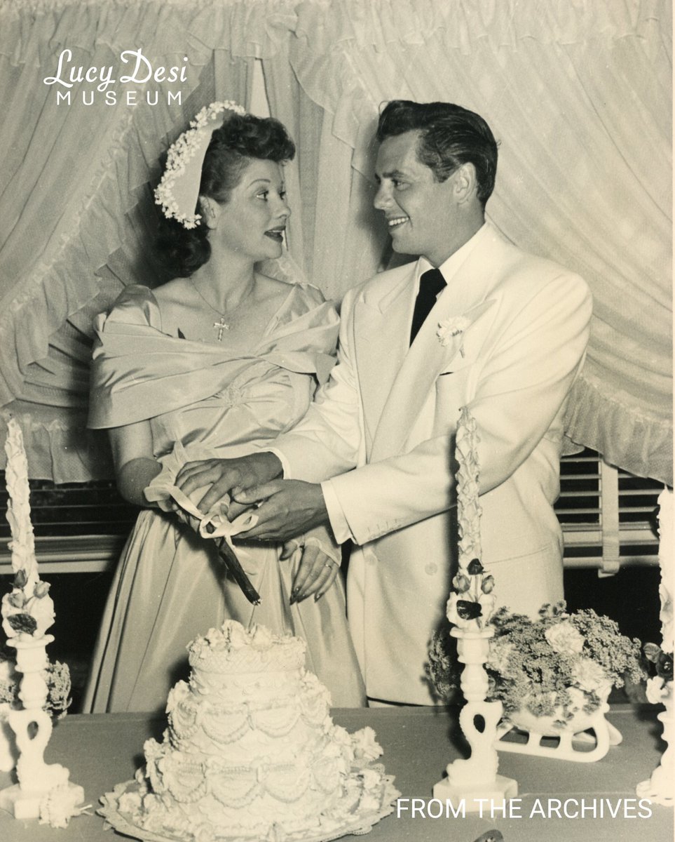 LucyDesiMuseum's tweet photo. On this day in 1949, Lucille Ball and Desi Arnaz held their second wedding ceremony, nearly a decade after their marriage in 1940. To celebrate, we’re sharing some photos from Lucille and Desi’s special day.

#LucilleBall #DesiArnaz #LucyDesiMuseum https://t.co/DDjIHNSi5D