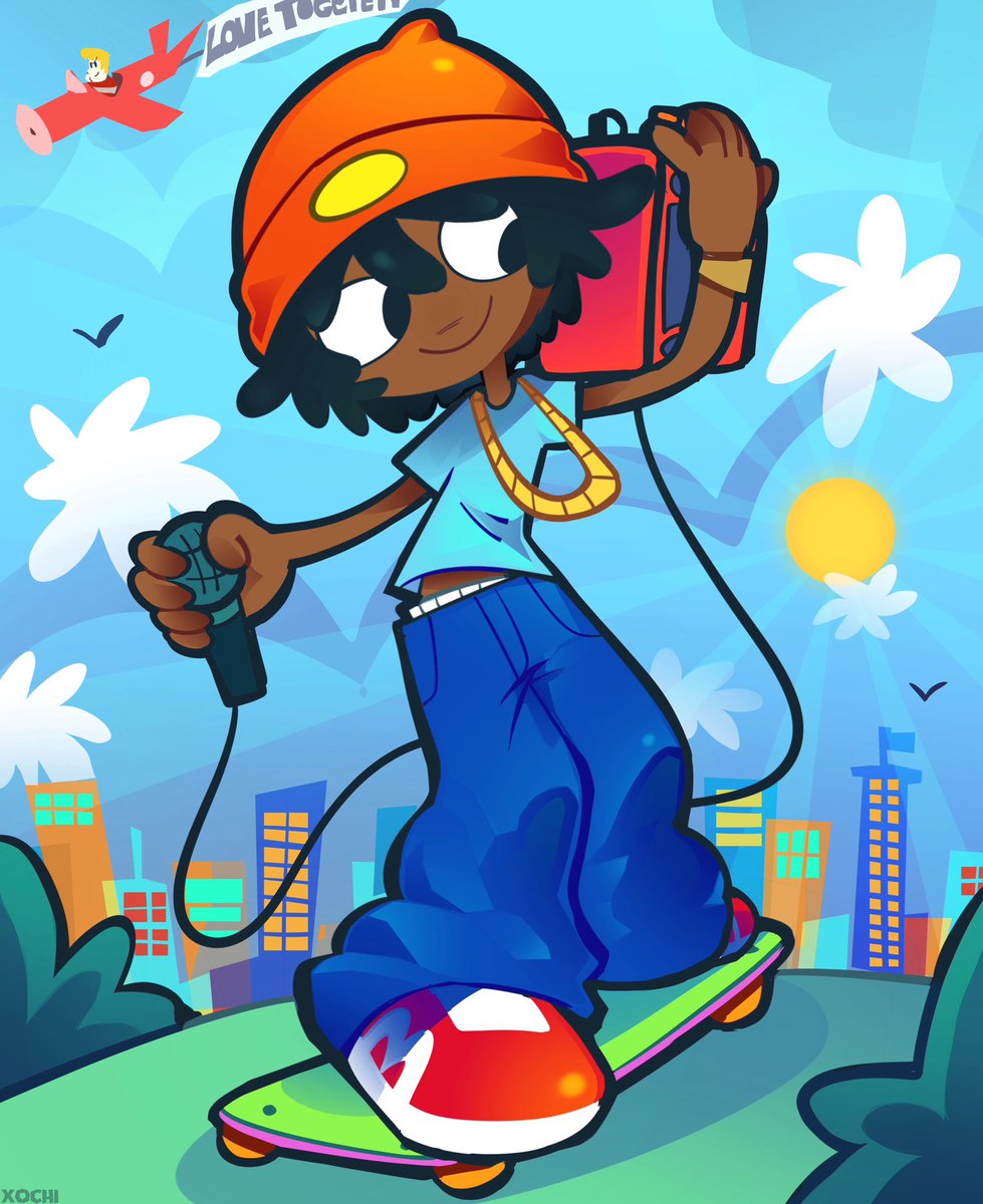 xochibunsai's tweet photo. Contributing today to show off art of one of my biggest inspirations ❤️ 🎤 🐶 
-
#happyjuneteenth #parappatherapper https://t.co/wvrJs5e6Sk