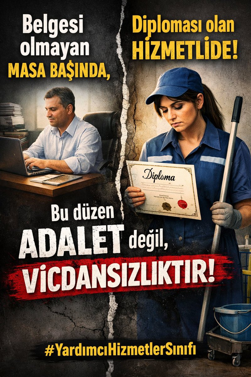 MEHMETA03729461's tweet photo. @academicuscus Kamuda yüksek lisans yapan personel memur daha yardımcı hizmetler sınıfında çalışıyor emek eğitimi yozlaştırdılar kölelik  sistemini benimsediler yetkil etkisiz sendikalar suspus bu ayıp onlara ömür boyuyeter
@_aliyalcin_
@OnderKahveci
@TurkesGuney
#memur
#YardımcıHizmetlerSınıfı https://t.co/szBvfi8qRT