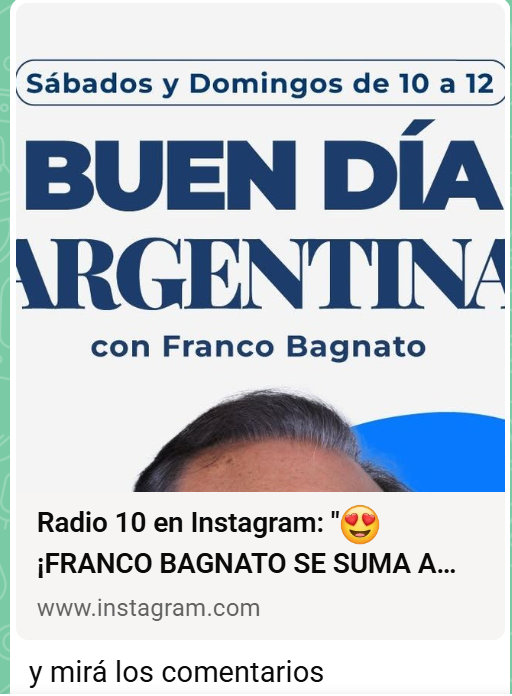 LiliLopezForesi's tweet photo. Lo que les anticipé hace una semana.
La radio dice elegir una programación más descontracturada, y la mejor forma es tener a un conductor macrista.
Evidentemente, el estilo de #RelojDeArena, era una "contractura" para alguien (o algunos). Una especie de "latigazo cervical".
En fin...
