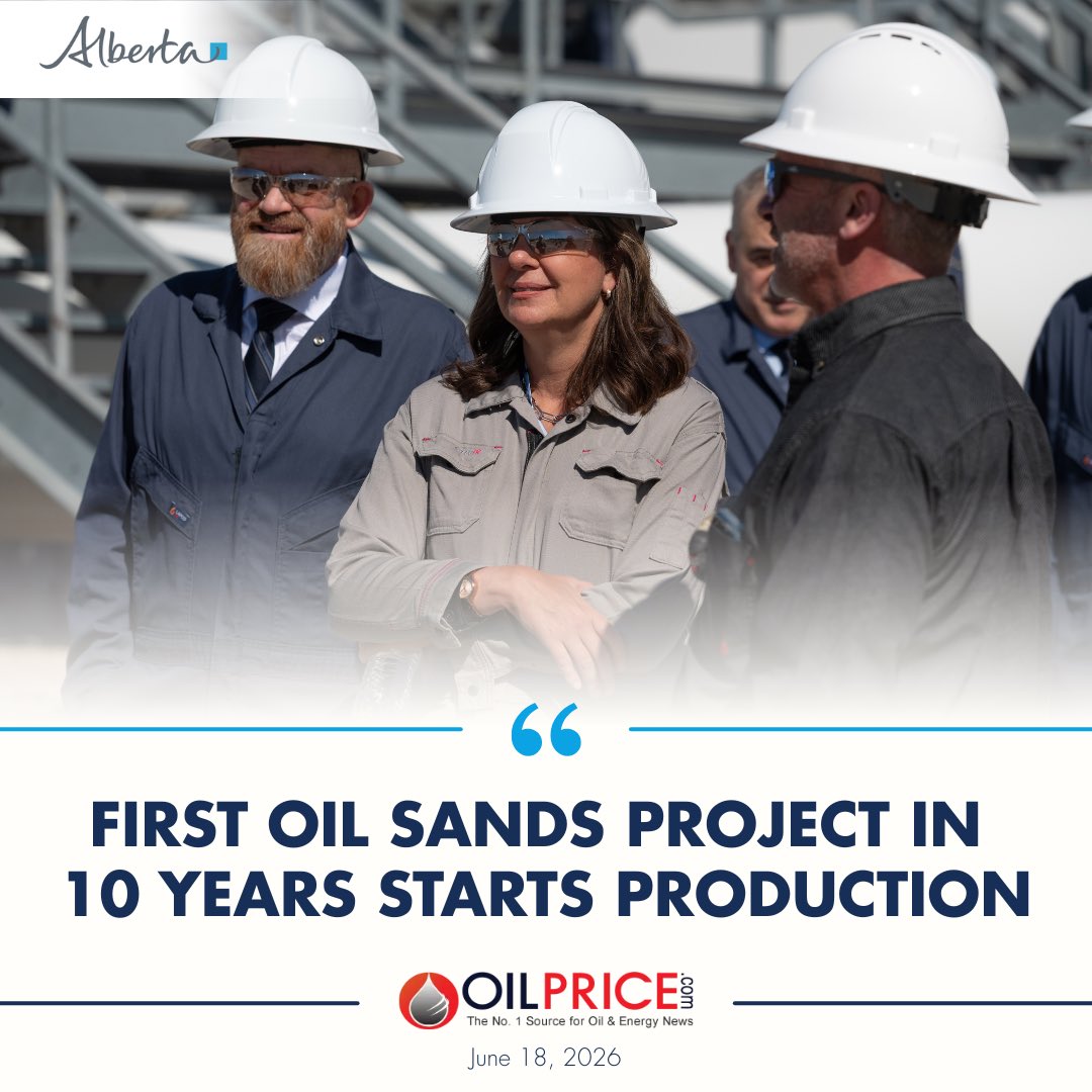 ABDanielleSmith's tweet photo. The Alberta Blackrod project by  International Petroleum Corp is now producing oil, marking the first new oil sands project in more than a decade. 

With the end of the Trudeau production cap under the new Alberta-Ottawa energy agreement, there will be many more such projects to come. 

This is what confidence in Alberta’s economy looks like.

See full article: https://t.co/vm0nI9Q8ZA