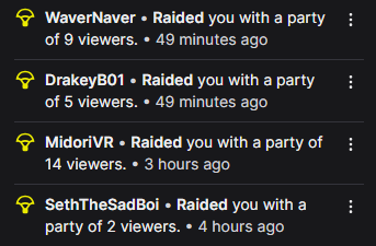 munchkinqid's tweet photo. Thank you for the raiddd! <3 https://t.co/wU4HMnY6vp