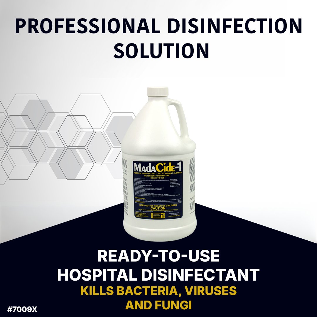 Mada_Medical's tweet photo. Keep surfaces protected with MadaCide-1 Ready-to-Use Hospital Disinfectant.

Kills bacteria, viruses, and fungi to support infection control in healthcare and clinical environments.

#MadaMedical #Mada #MadaCide1 #InfectionControl #Healthcare #Disinfectant https://t.co/I73uSJHfmq