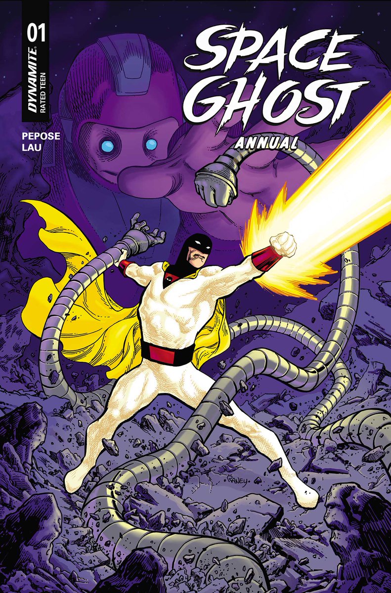 DynamiteComics's tweet photo. Monday is the Final Order Cutoff for Space Ghost Annual Vol 2 #1 from David Pepose and Jonathan Lau. Look for the covers Jonathan Lau, Bjorn Barends, Tom Raney and Jerry Ordway. Also look for the virgin variants.
#spaceghost #davidpepose #jonathanlau #bjornbarends #tomraney #jerryordway
https://t.co/1WsFIiewXn