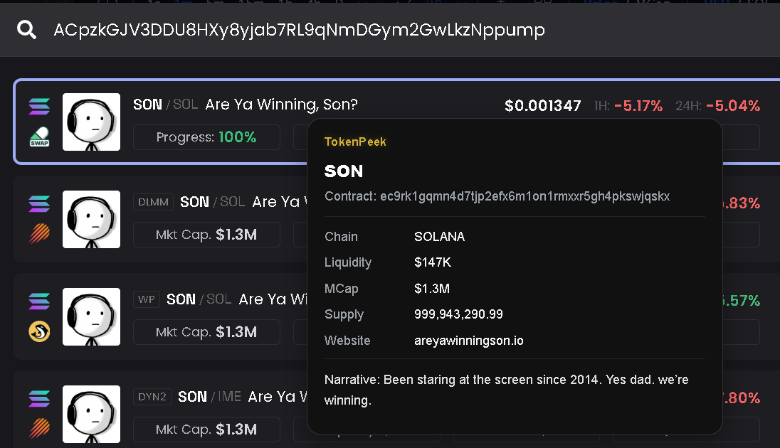 TokenPeek tweet media