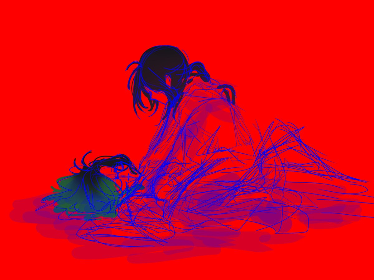 SD042K's tweet photo. I know this color combo is really shit and my art suck but https://t.co/i3USpNBr6Q