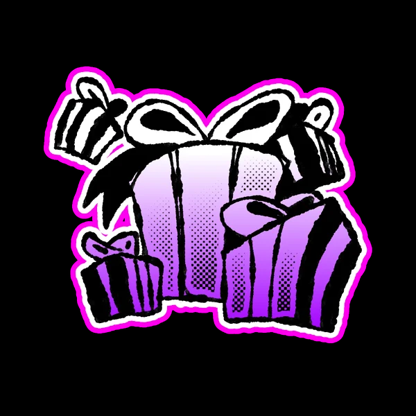 NullscapeCON's tweet photo. "i think scattered gifts is not that bad" https://t.co/GV7Qay7R8j