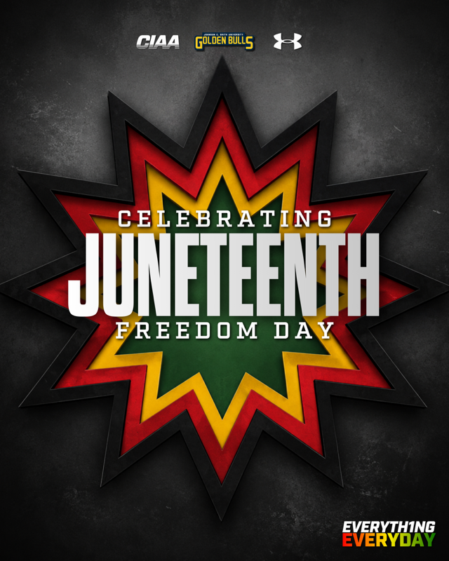 JCSUFootball's tweet photo. Today we celebrate freedom, resilience, and the enduring legacy of those who paved the way. ❤️💛💚

Happy Juneteenth from Golden Bulls Football.

#Juneteenth #EVERYTH1NGEVERYDAY #GOLDENBULLPRIDE #JCSU #2025CIAAChamps https://t.co/1ZaCbDNJUT