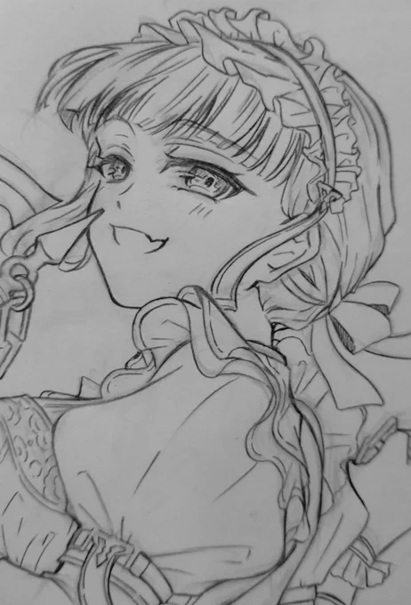描き途中 