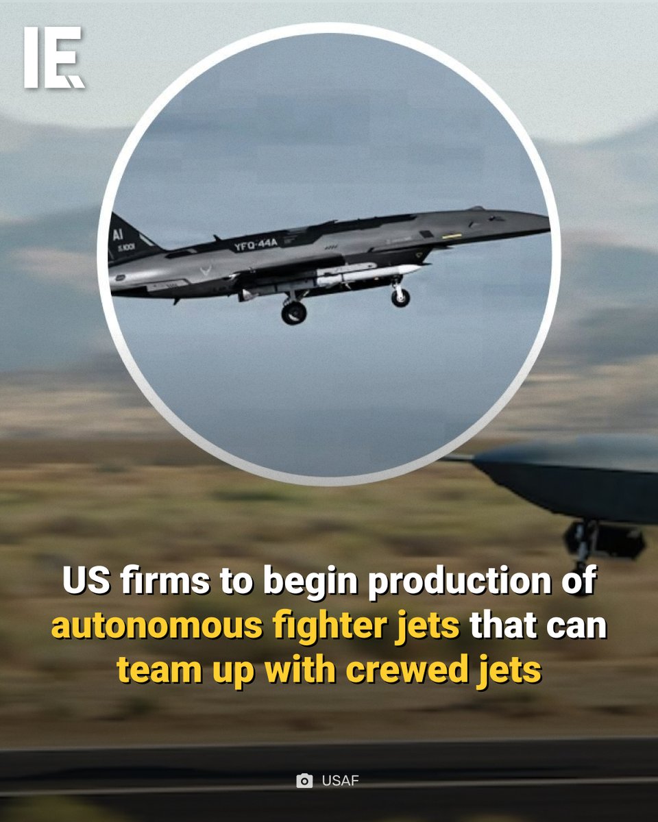 IntEngineering's tweet photo. These jets can meet rigorous mission requirements and are ready for full-scale manufacturing.
https://t.co/MR0obccHqH
#CollaborativeCombat #AutonomousFighter #USAF https://t.co/mj6h4Zxtsr