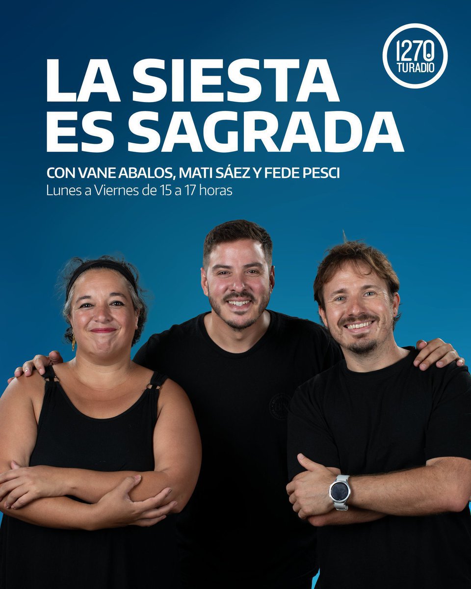 provincia1270's tweet photo. Llega el recreo de todas las tardes
#LaSiestaEsSagrada 🎧15 a 17hs
🎙️@matsaez, @Abalos_V y @FedePesci
🔘Floriana Assenti, Francisco Etchepare y @juansilvaradio
💻https://t.co/jKejIHcpvt
📲 App 👉https://t.co/Clf0fMzYeL https://t.co/FDhti0fJIA