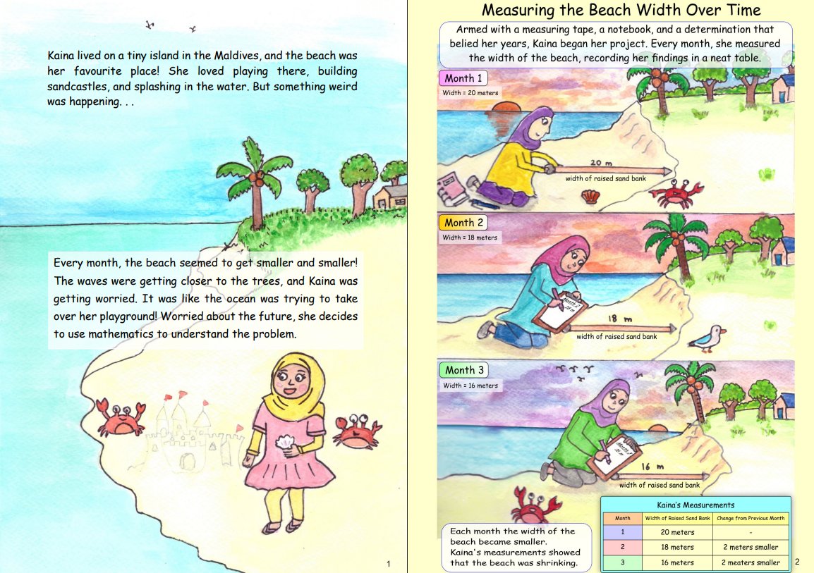 NatthapojVinceT's tweet photo. Read our 2026 Young Mathematical Story Authors (YMSA) competition's winning entry in the 8-11 years old category, ‘The Coastal Protector’ by Shoora Shaheed Ahmed (10 years old) at Aminiya School (Maldives) here: https://t.co/DB4urJTzTg
#YMSAMaths
@MathsStories https://t.co/cojHj0T0wo