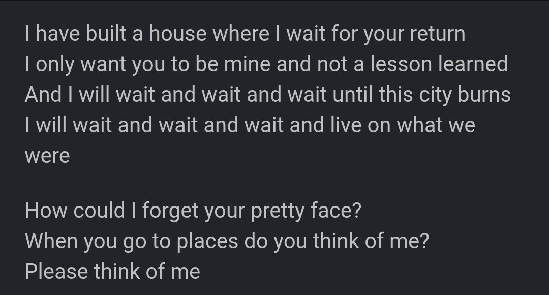 _kayluna's tweet photo. @rsmvrie if i say that "what if i miss you for the rest of my life" by janine berdin sa pov ni bear... https://t.co/4X36dz6Lw3
