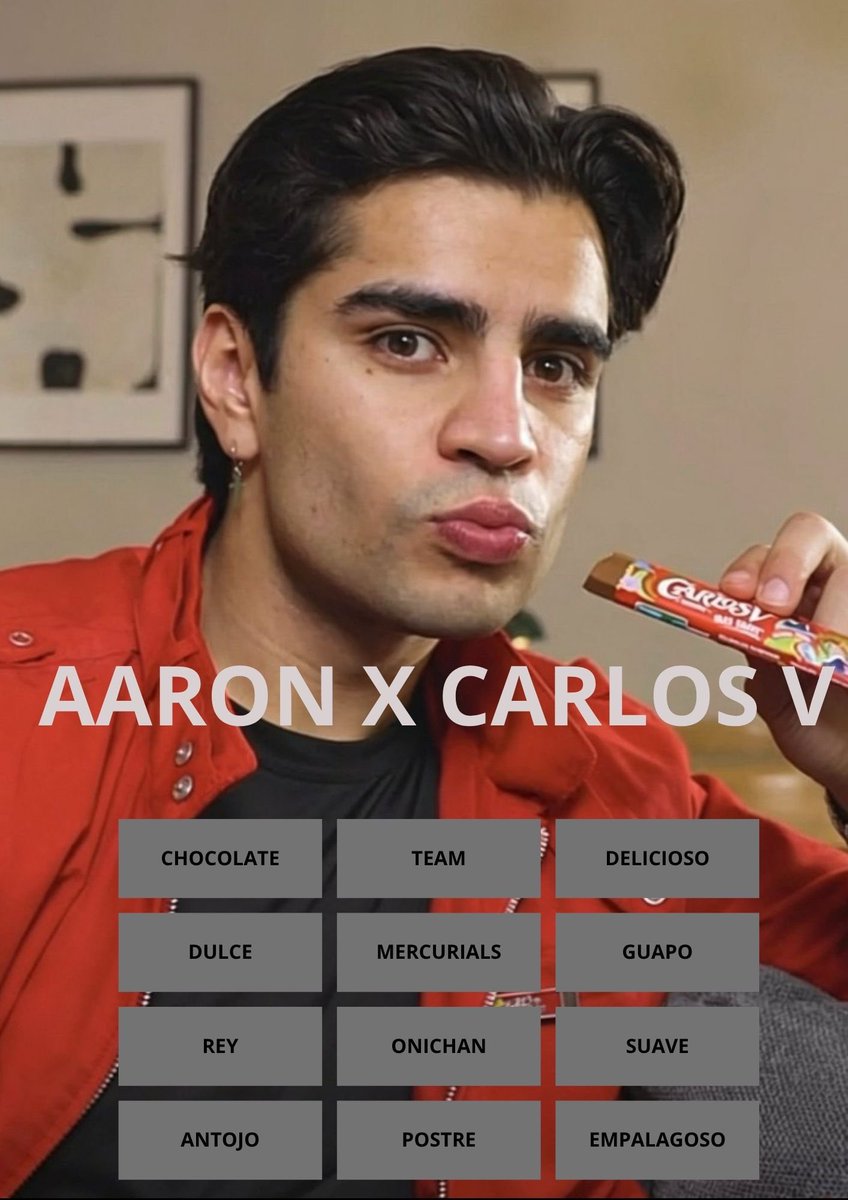 mercuriarmys's tweet photo. NOS UNIMOS A LA TENDENCIA 🫰🏻

Frase: AARON X CARLOS V

📎RECOMENDACIÓN: Intenta hacer una oración de por lo menos de 2-3 palabras extras para no hacer spam.

#AaronMercury https://t.co/YeqZxCmSZJ