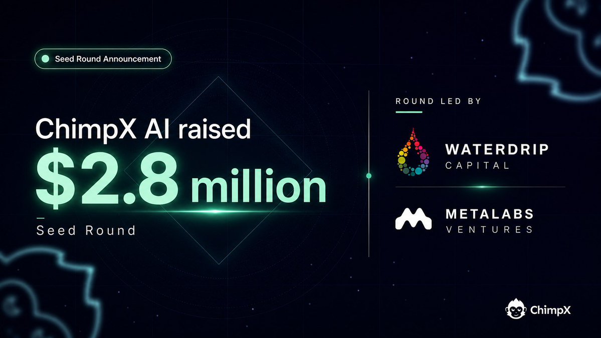 Zbase_9j's tweet photo. ChimpX AI is proud to announce a $2.8 million raise in Seed, led by 
@waterdripfund
 and 
@MetaLabs_vc
.

Building "Mojo AI" to bring DeFi for everyone on Solana in seconds without gas.

Here is what we are Building🧵🐒 https://t.co/WmetQmcCnl