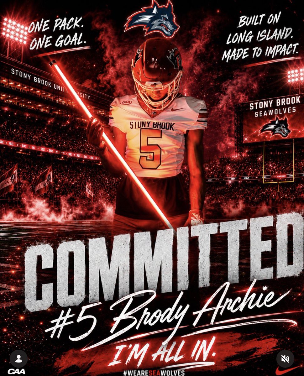 archie_brody2's tweet photo. I am beyond blessed and excited to announce my commitment to continue my academic and athletic career at Stony Brook University!! 🌊🐺 🔴🔵
@CoachBCosh @CoachHamm17 @Coach_Davis2 @coachbvalenti @StonyBrookFB @CamDuke11 @RustyMansell_  @RecruitGeorgia @PrepRedzoneGA https://t.co/QIA47ljO1O