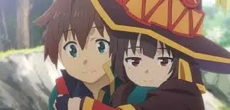 meguminimalist's tweet photo. the great thing about meguposting is if you somehow run out there’s the whole world of Kazumin poasting

in retrospect of course I’d get oneshot by the precious witch girl growing closer to her tsundere husband that has to carry her around

also they’re both evil ❤️💚 https://t.co/owkSRcCUbW