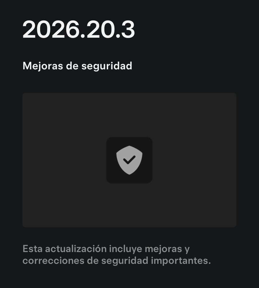 Gerard_Otero76's tweet photo. ¡Nueva actualización para nuestra #Tesla! 🚀 Versión 2026.20.3, con mejoras de seguridad. 

#Actualización #Seguridad #Mejoras https://t.co/WQKKXIvs5x