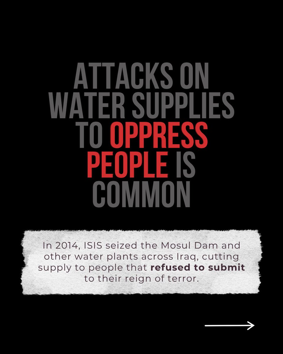 WhoIsHussain's tweet photo. Cowardice is attacking civilian infrastructure under the guise of self-defence.

Hospitals, water plants and schools have never hurt anybody.

1,400 years ago, Hussain ibn Ali and his family and friends were subjected to the worst possible treatment.

No water for three days in a barren, baking desert. Can you imagine?

https://t.co/M40iadI0EB  has the full story.