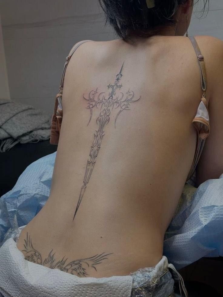 kittensbyler's tweet photo. lesbyler's tattoos (willow designed them both) https://t.co/FXRULWlHkc